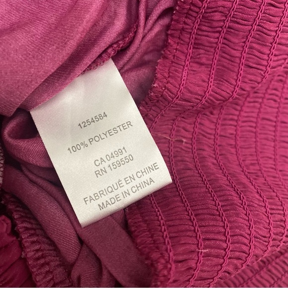 Maison d’Amelie | wine satin blouse - Picture 4 of 4